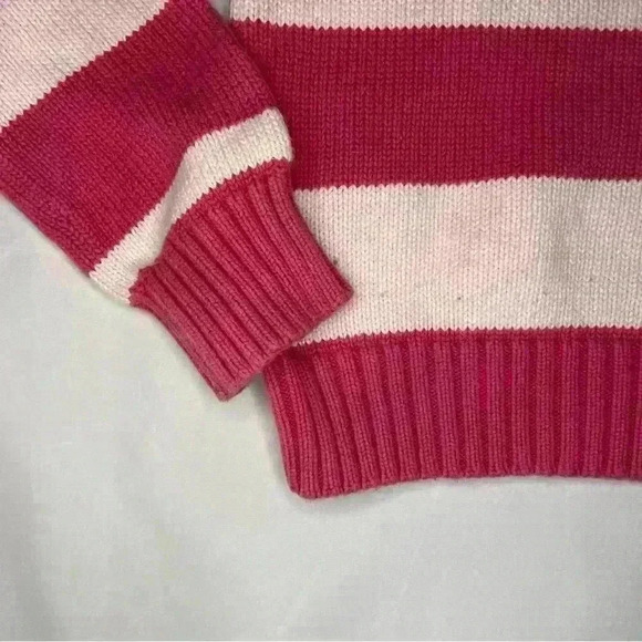 Pink & White Stripe Sweater - Picture 2 of 5